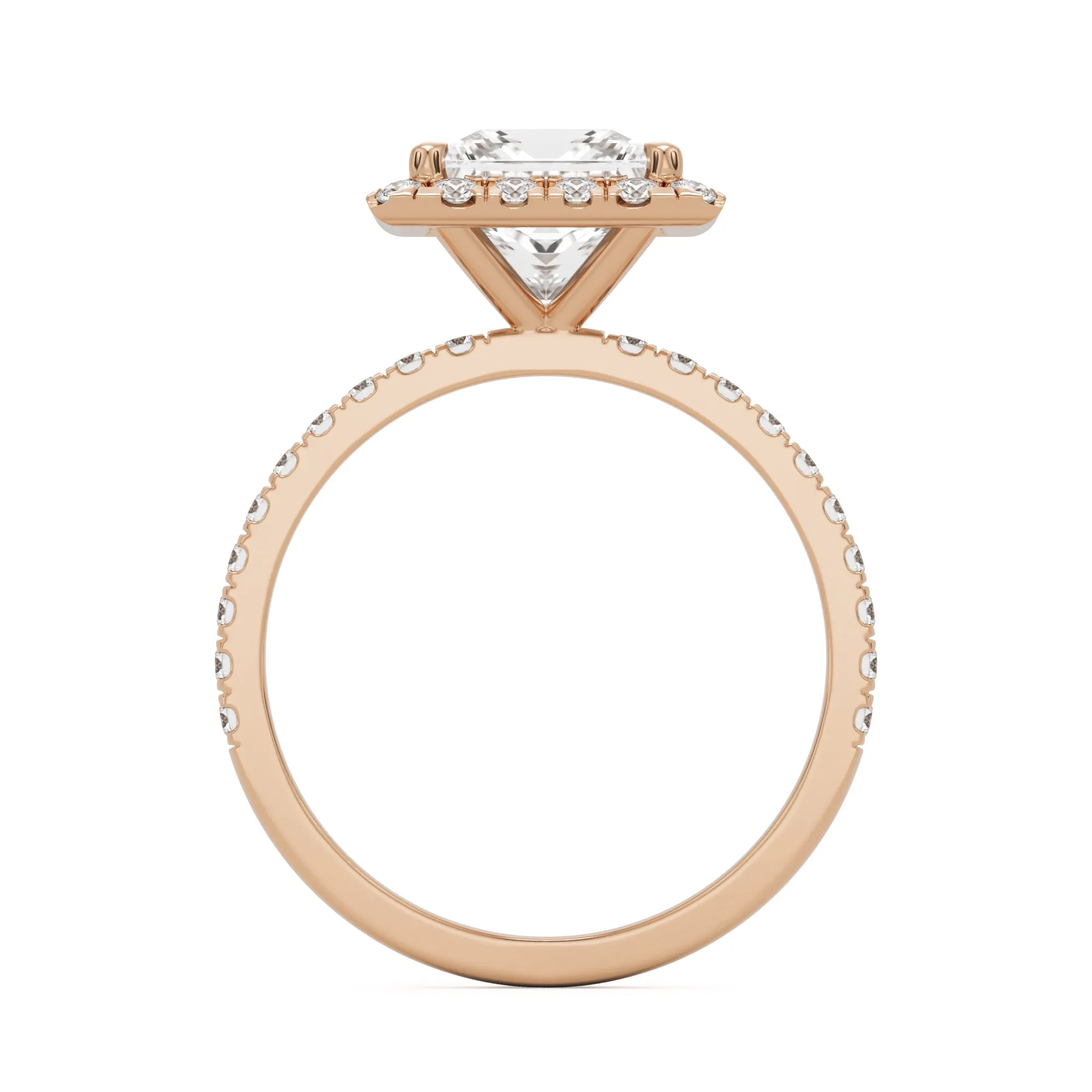 The Square Halo Pavé