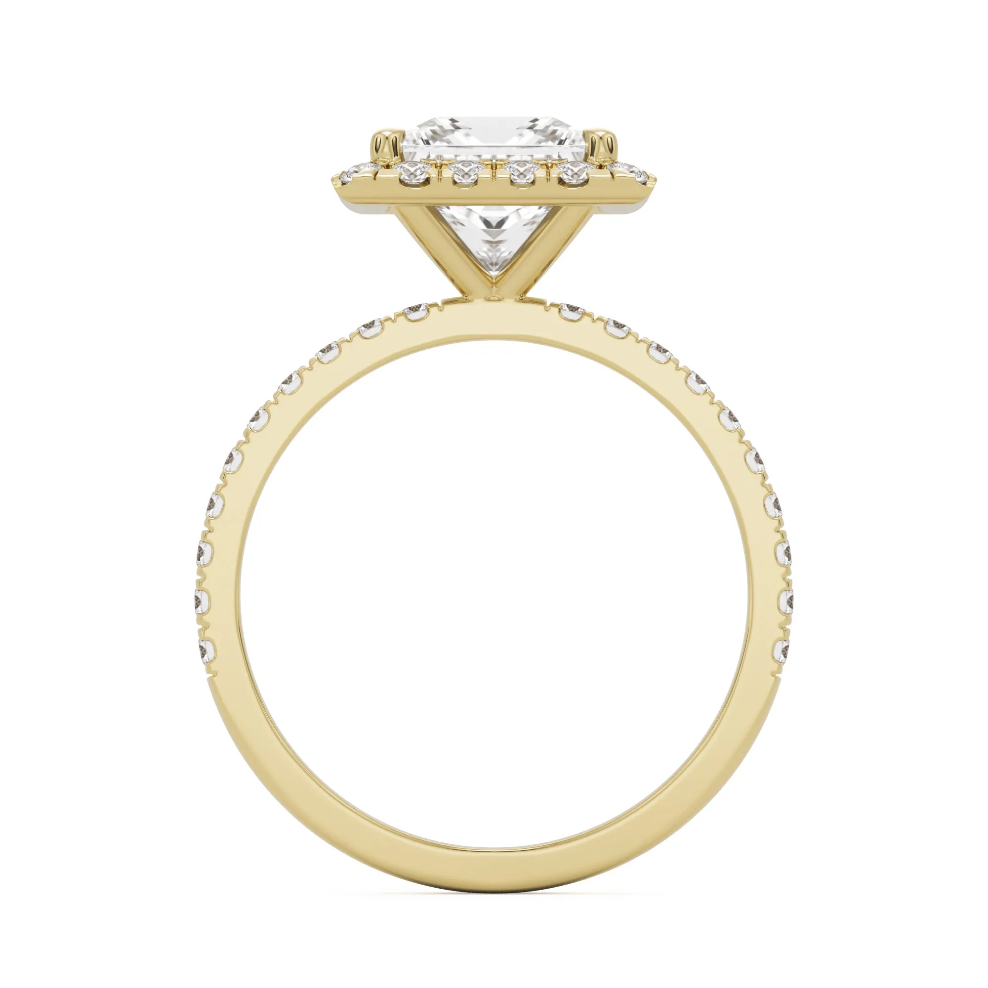 The Square Halo Pavé