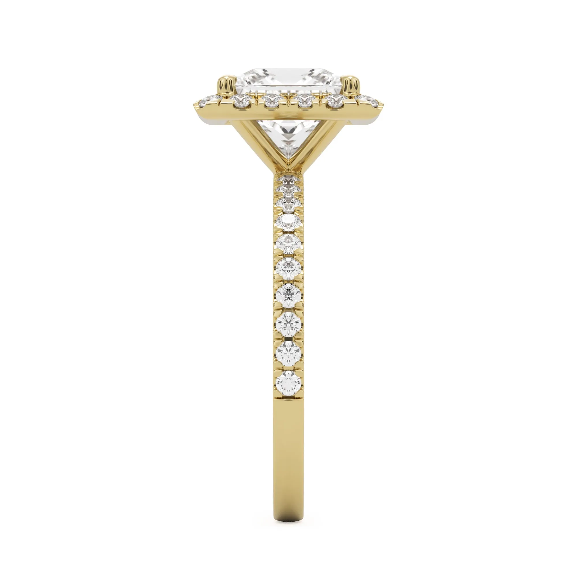 The Square Halo Pavé