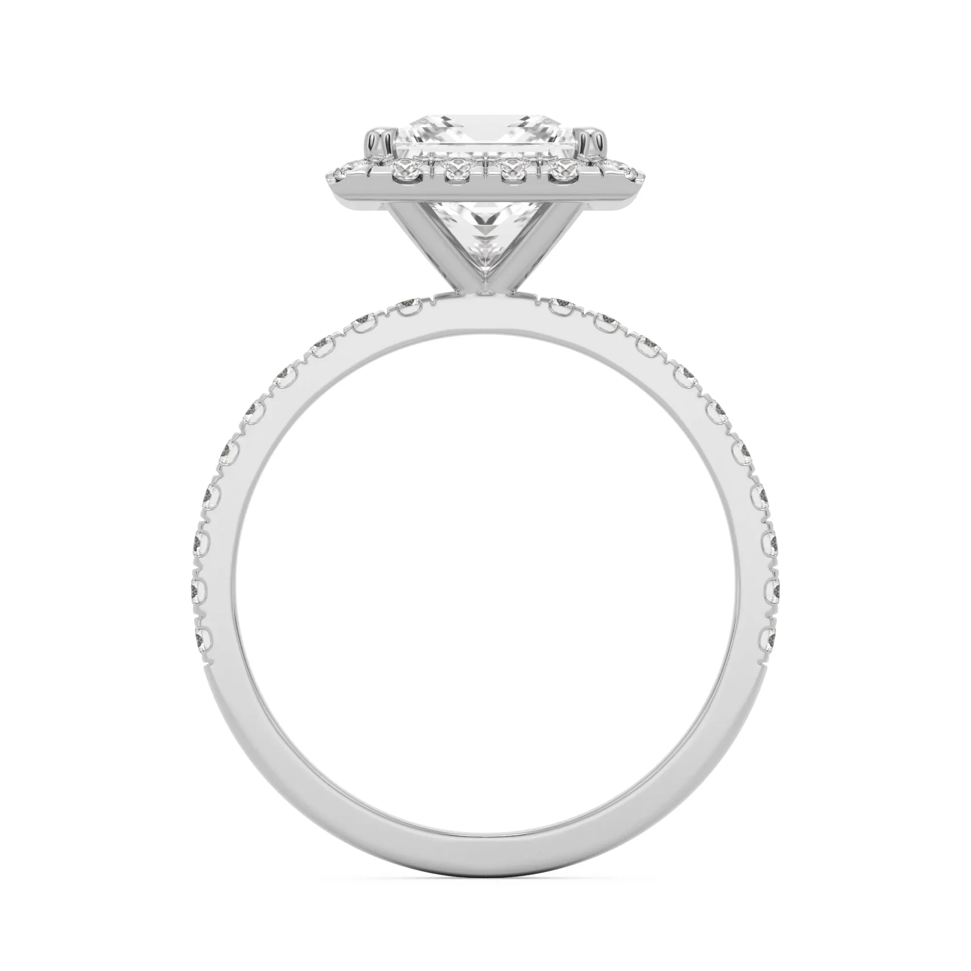 The Square Halo Pavé