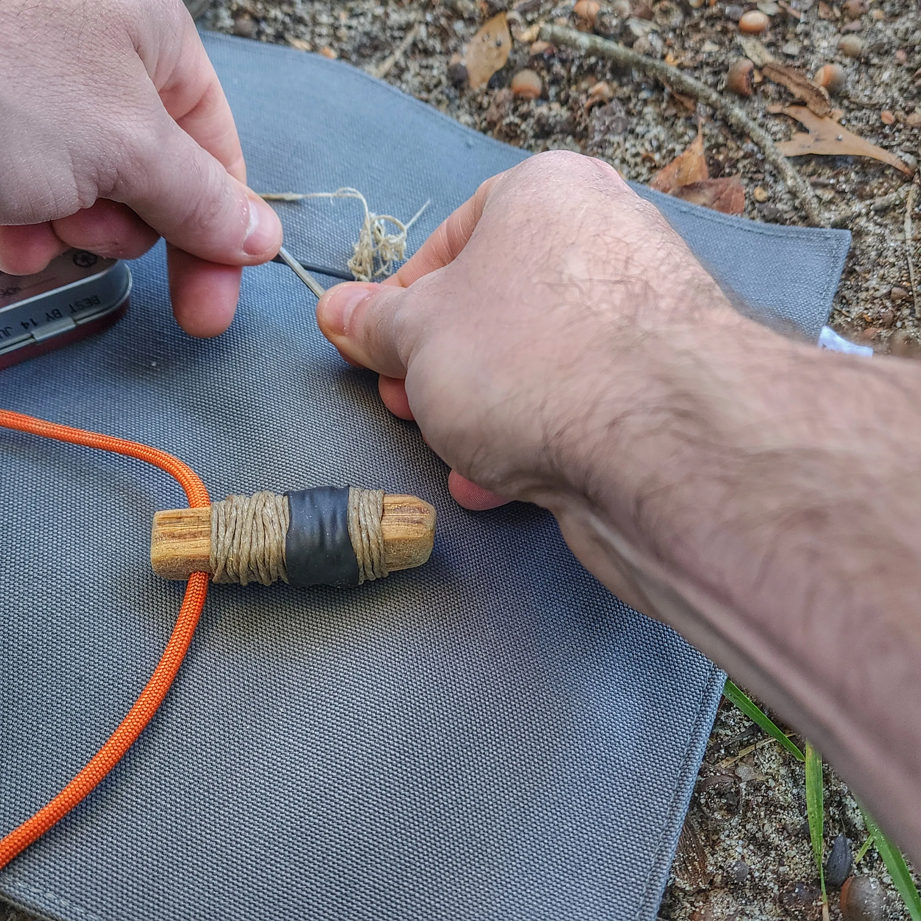 Timber! Collar - Wearable Fatwood, Firestarter, Multi-tool, and Tinder.