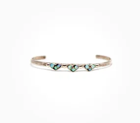 Tiny Hearts Opal Baby Bracelet