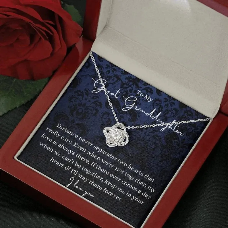 To My Great Granddaughter necklace, Gift For Great Granddaughter Birthday Necklace From Great Grandma