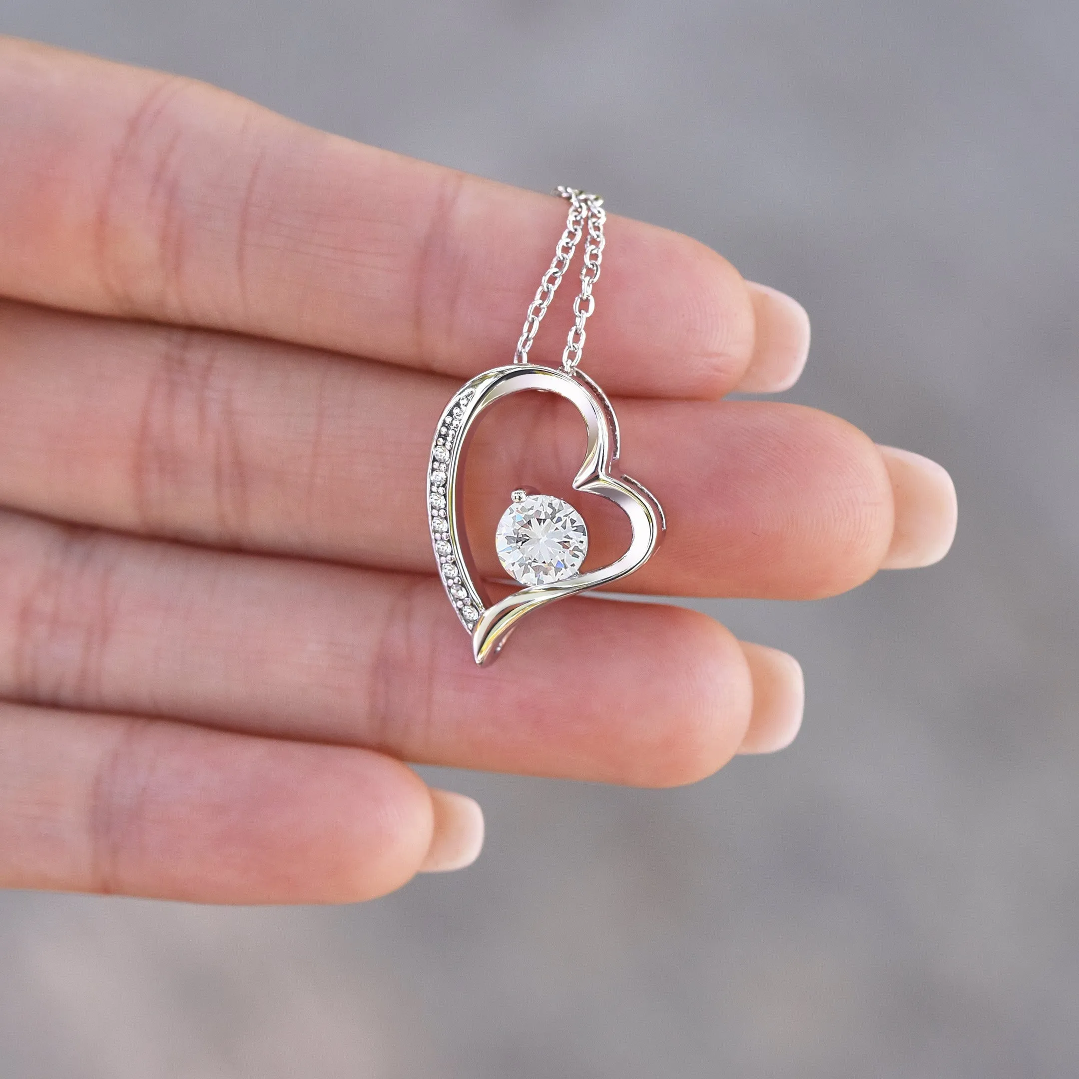To My Mom Necklace From Your Son - Always Little Boy Never Forget That I Love You, Mom Necklace, Necklace For Mom