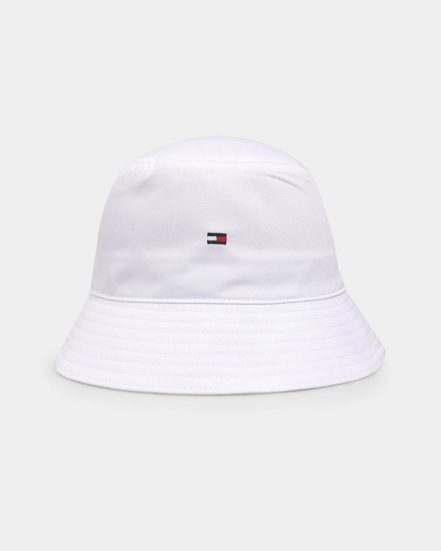 Tommy Jeans Flag Bucket Hat White