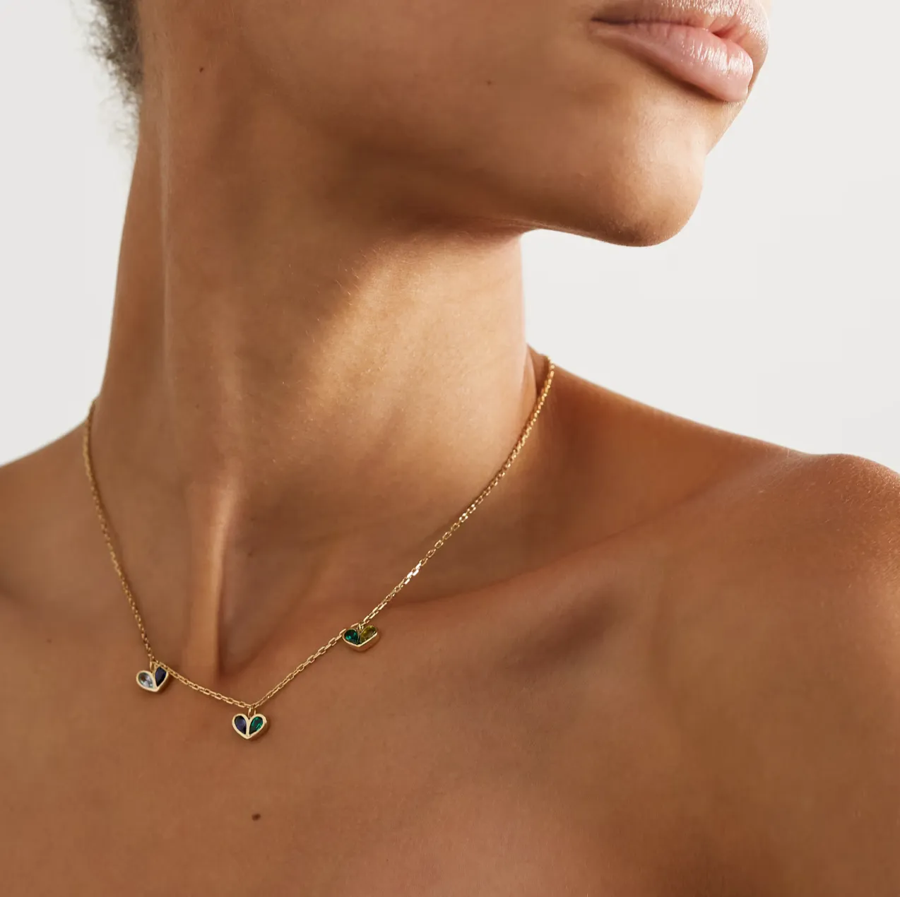 Triple Sweetheart Necklace