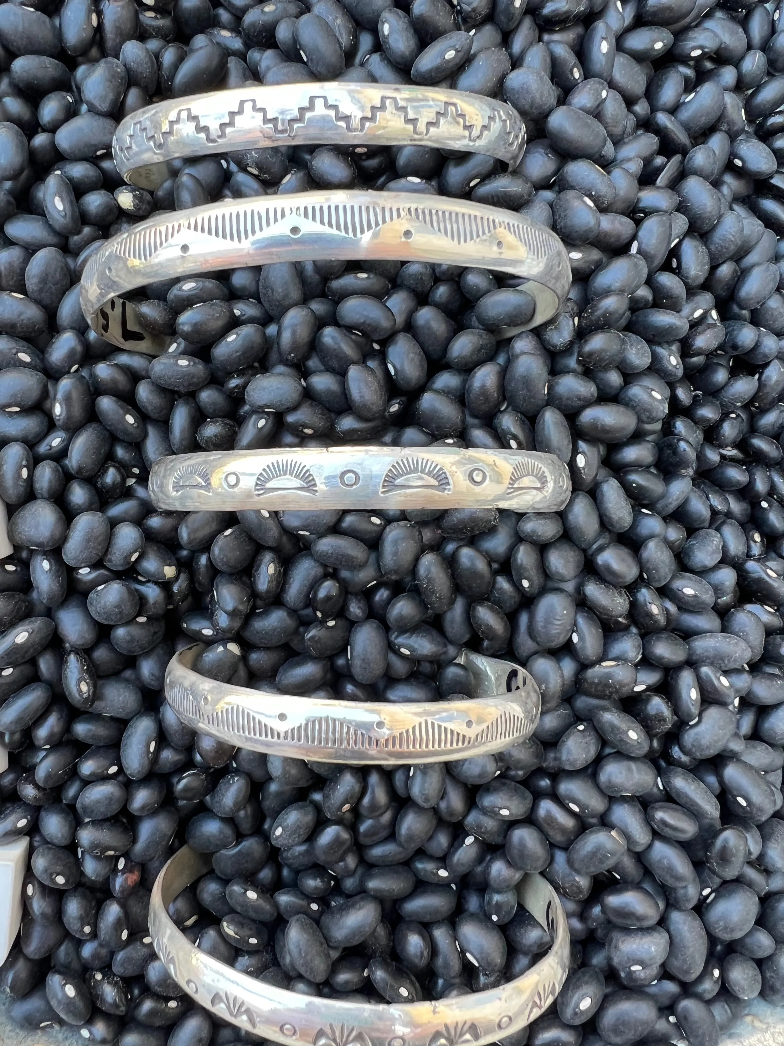 Turquoise Snake Eye Stacker Cuff