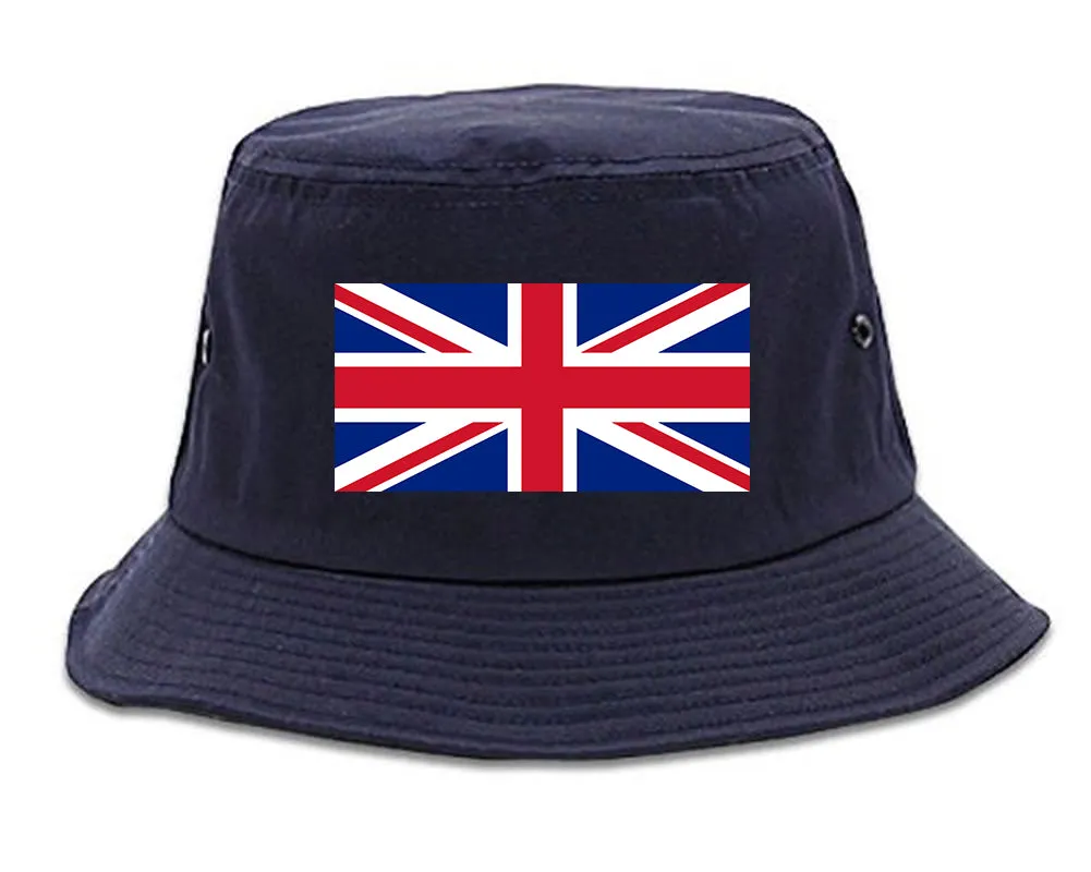 UK British Flag Chest Mens Bucket Hat