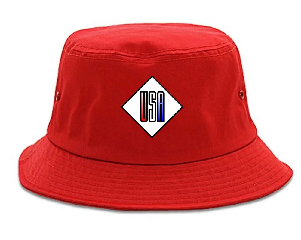USA Diamond Logo Bucket Hat