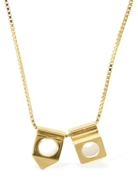 Valentino Garavani   Rockstud AirPods holder necklace 
