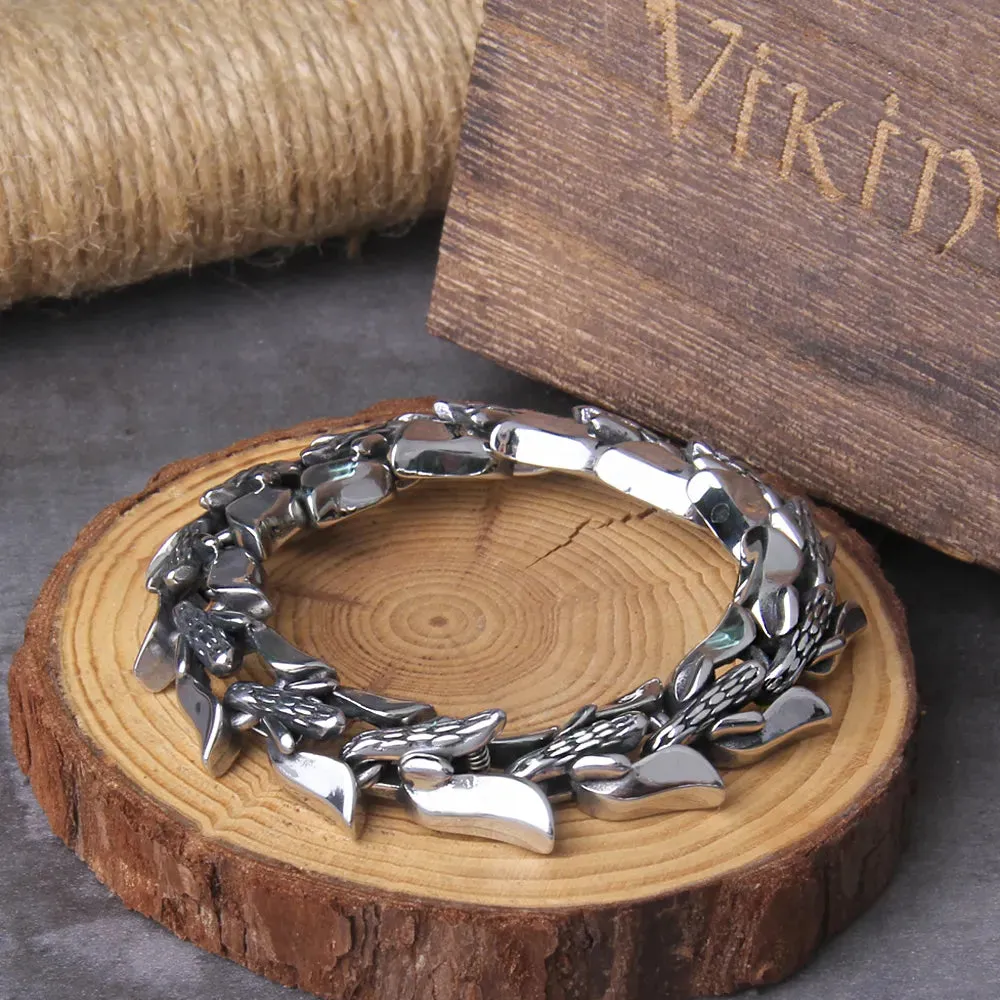 Viking Ouroboros Bracelet
