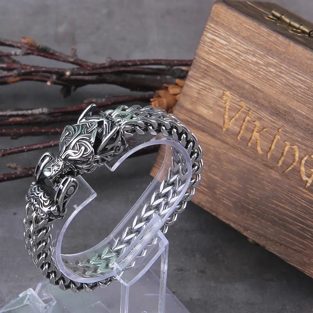 Viking Ouroboros Bracelet