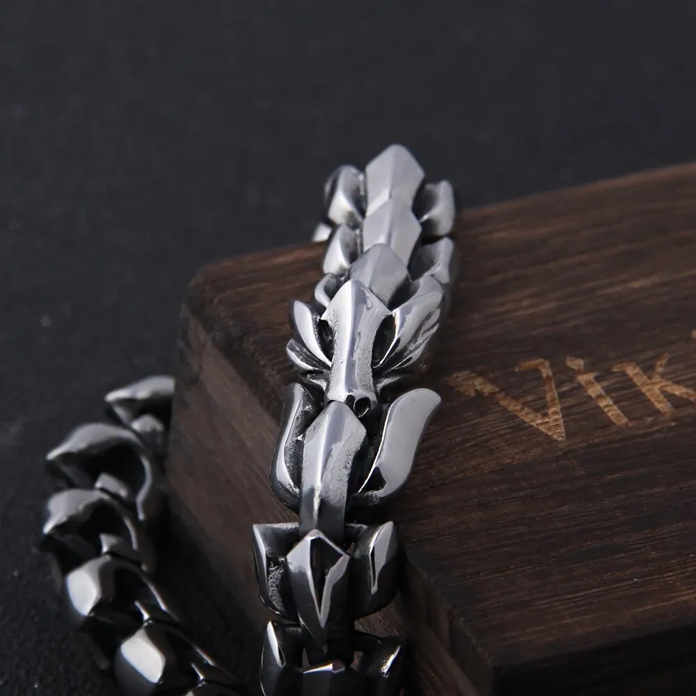Viking Ouroboros Bracelet