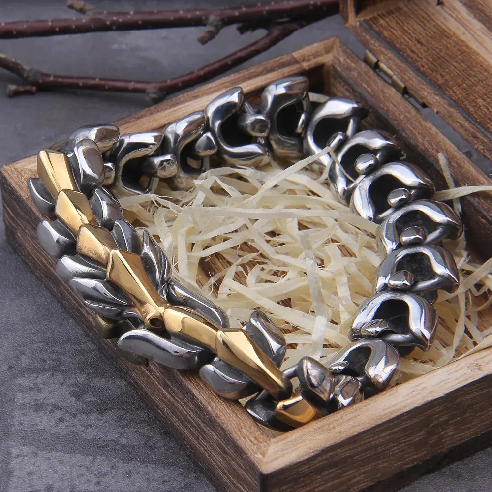 Viking Ouroboros Bracelet