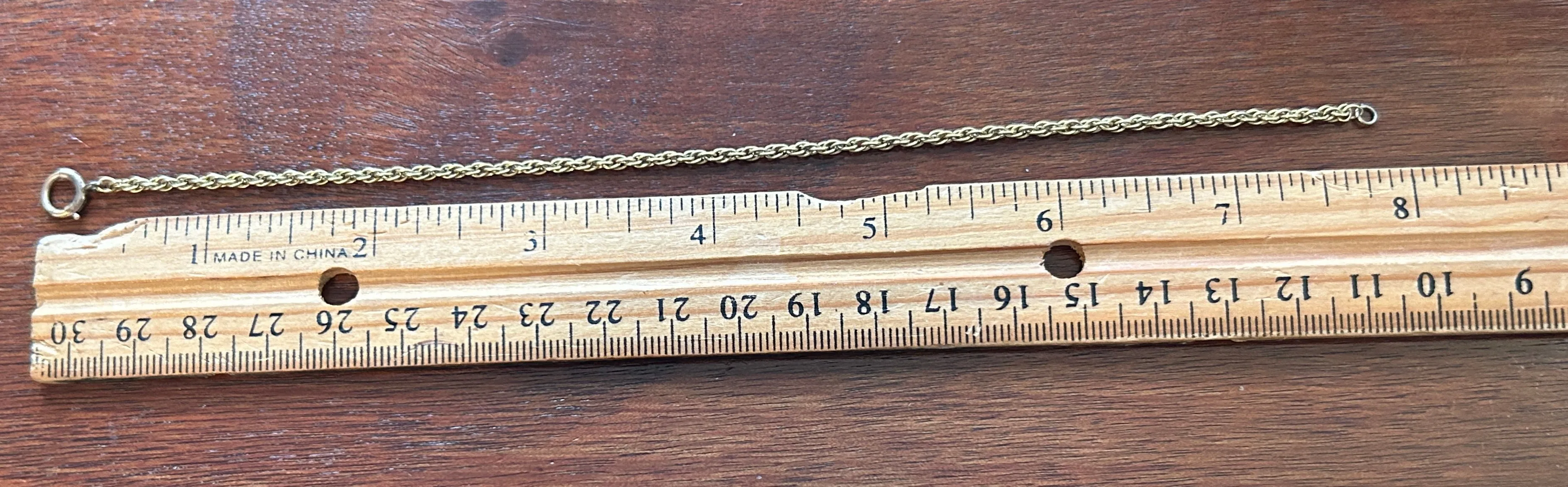 Vintage Gold Filled Chain Link Bracelet
