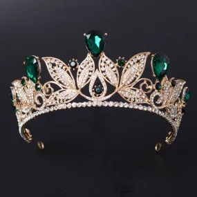 Vintage Princess Rhinestone Bridal Tiara Wedding  Crown