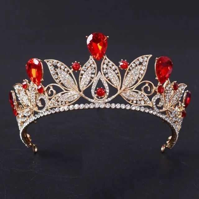 Vintage Princess Rhinestone Bridal Tiara Wedding  Crown