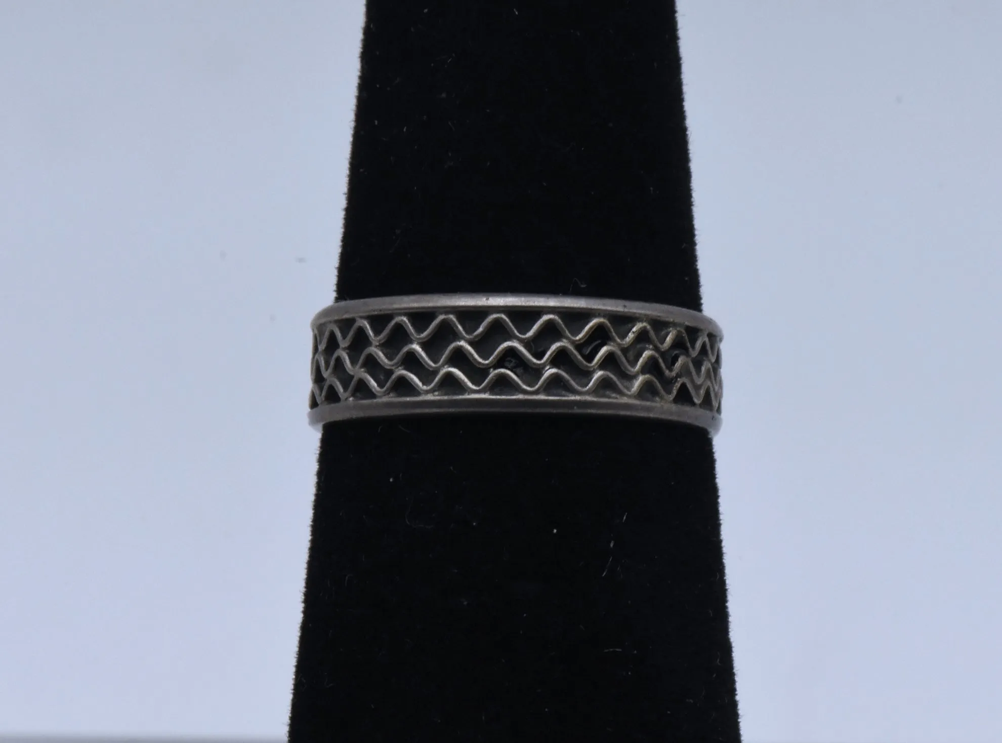 Vintage Sterling Silver Adjustable Size Toe Ring