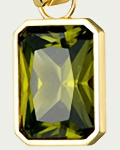 Volt Gemstone Statement Earrings in Gold/Green | Gold/Green