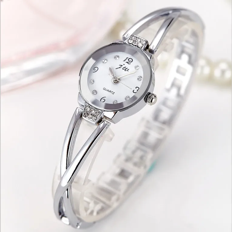 Watch Women's Steel Belt Student Bracelet Life Waterproof Quartz Electronic Ladies Fashion Watch