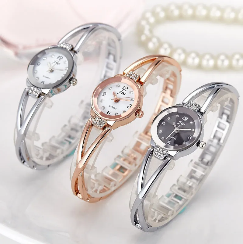 Watch Women's Steel Belt Student Bracelet Life Waterproof Quartz Electronic Ladies Fashion Watch