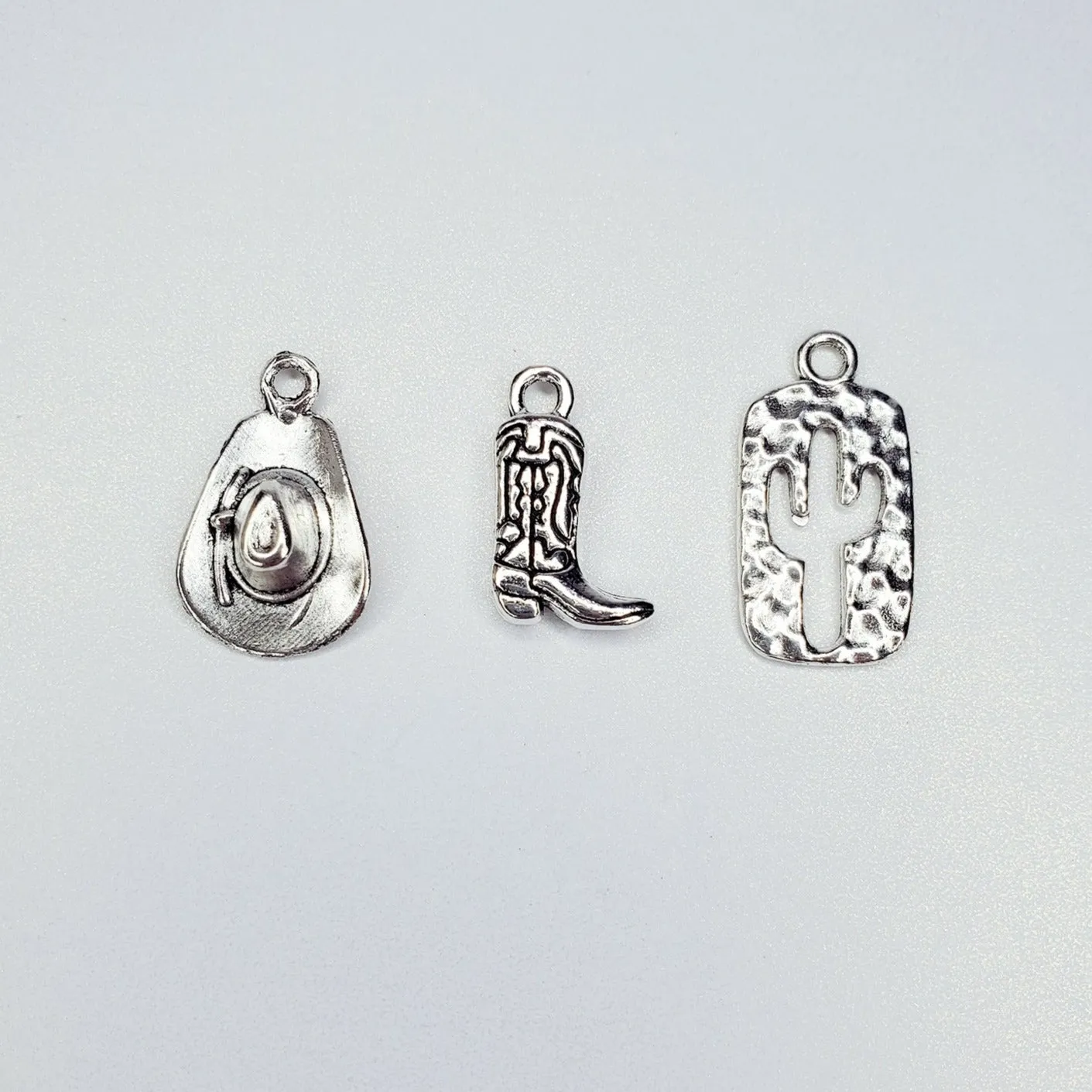 Western Cowboy Antiqued Charm