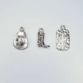 Western Cowboy Antiqued Charm