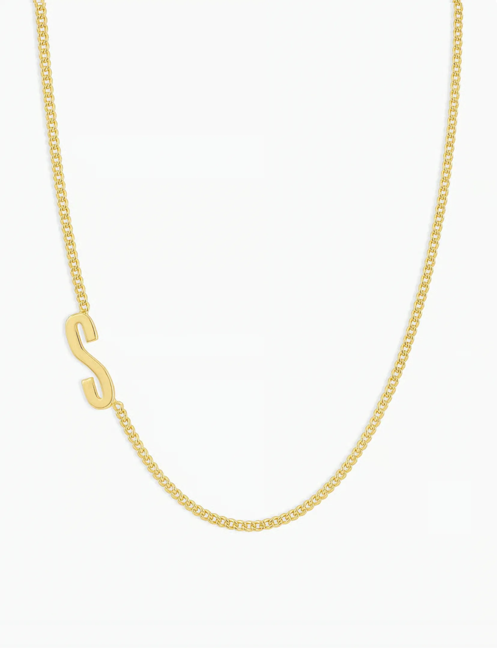Wilder Alphabet Necklace, Gold Plated