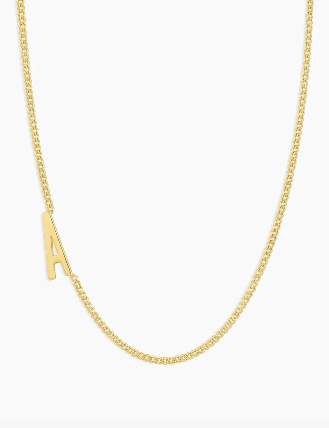 Wilder Alphabet Necklace, Gold Plated