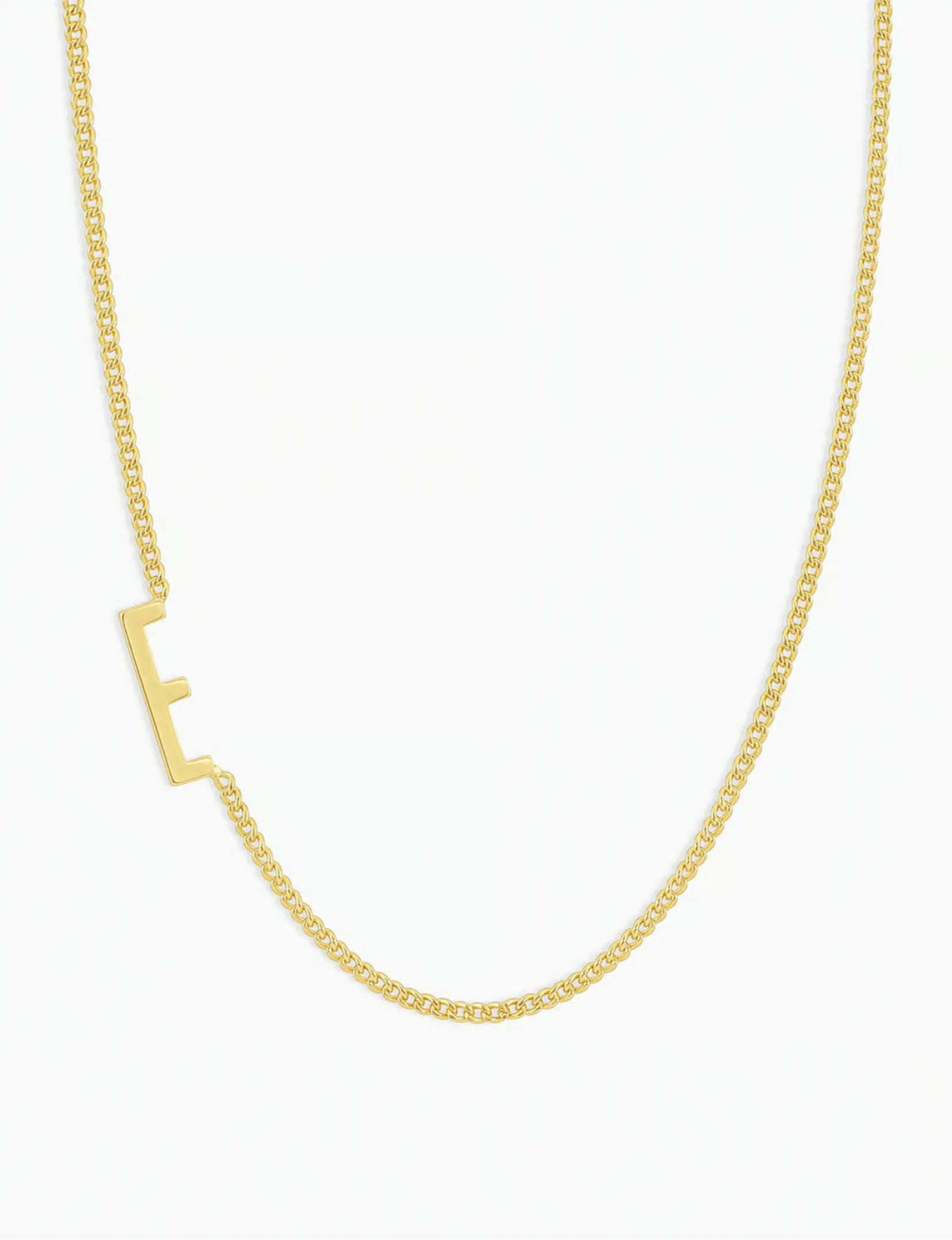 Wilder Alphabet Necklace, Gold Plated