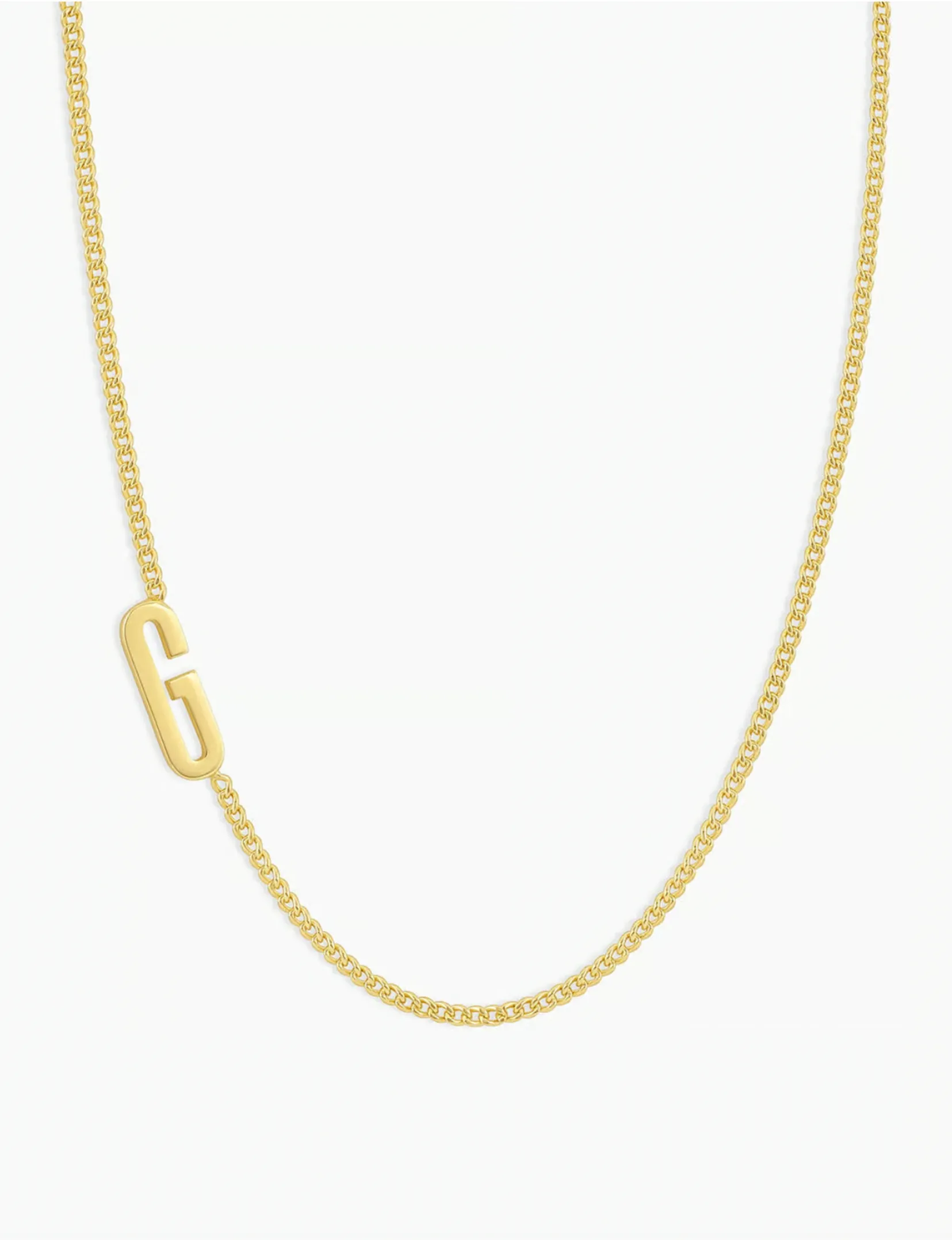 Wilder Alphabet Necklace, Gold Plated