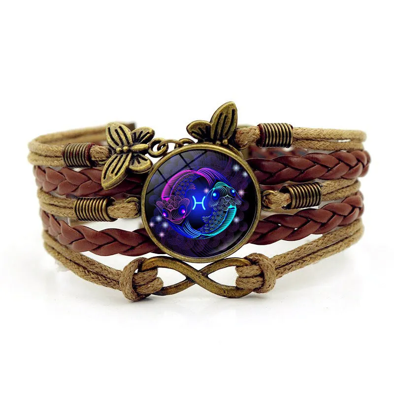 Women's Time Stone Braided Bracelet