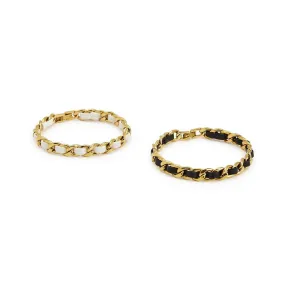 Woven Chain Link Bracelet