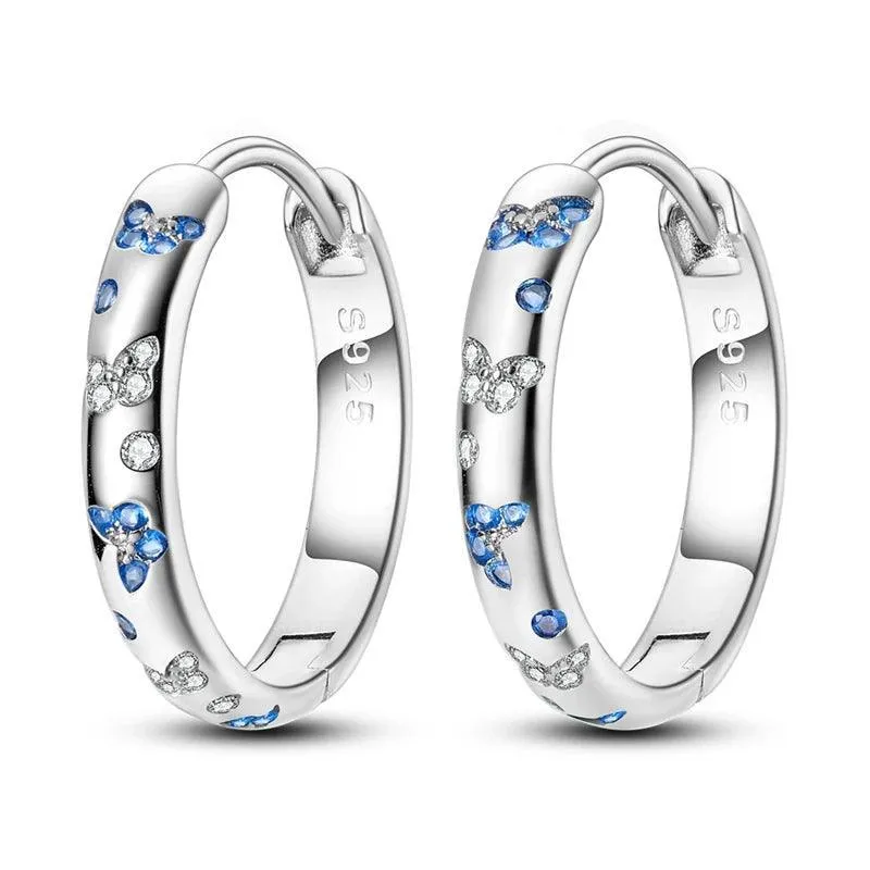 Zircon Heart Shaped Silver Earrings: Elegant Gift for Women’s Special Occasions